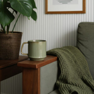 Large tea/coffee cup in green color